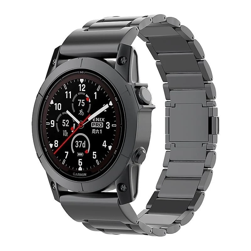Garmin Fenix 9 Pro - 51mm Magnetisches Titanarmband (Schwarz)