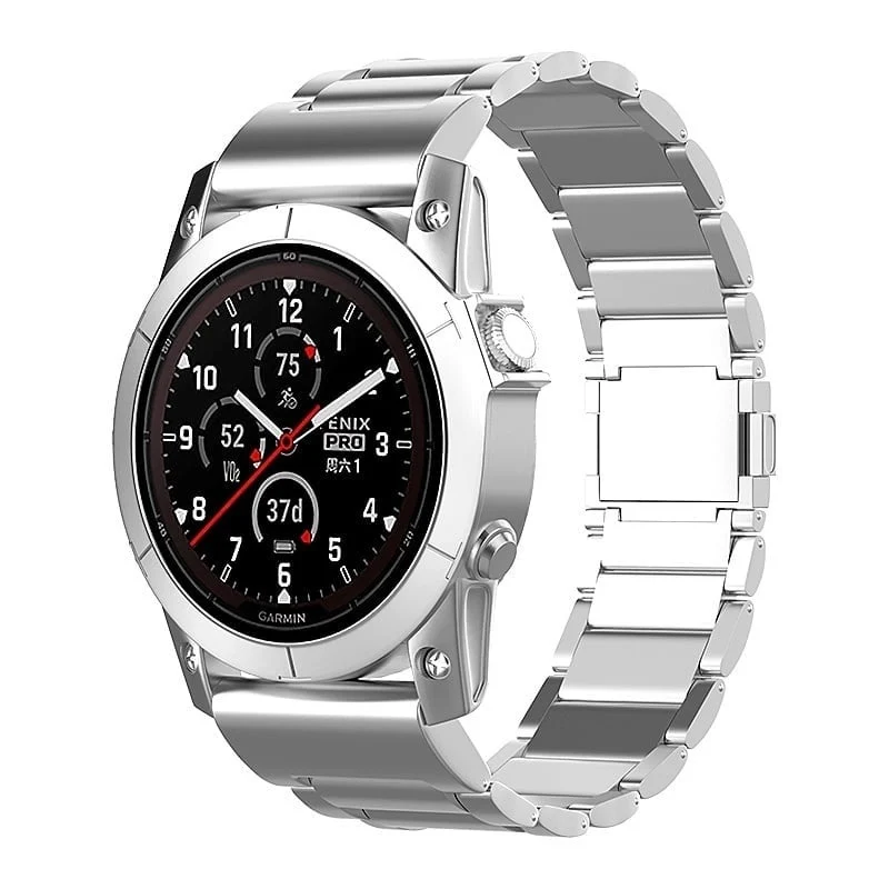 Garmin Fenix 9 Pro - 51mm Magnetisches Titanarmband (Silber)