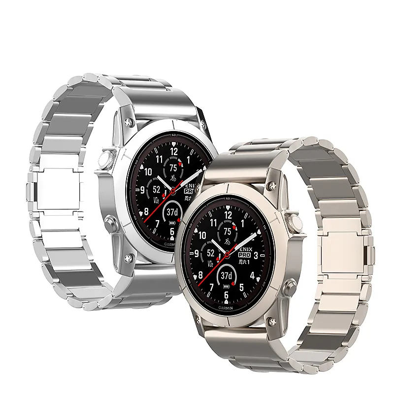Garmin Fenix 9 Pro - 51mm Magnetisches Titanarmband (Silber)
