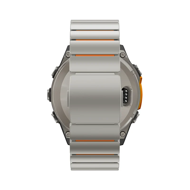Bandz Garmin Enduro 1/2/3 Titanarmband 'Hybrid' (Titan/Orange)