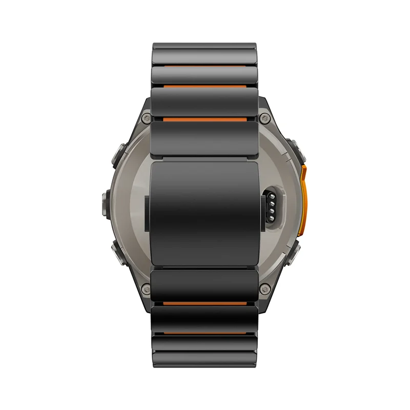 Bandz Garmin Tactix 7 Titanarmband 'Hybrid' (Schwarz/Orange)