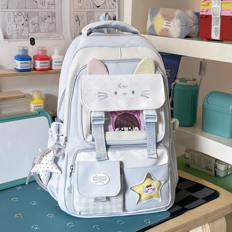 Süßer Katzen-Themen-Schulrucksack Karnz