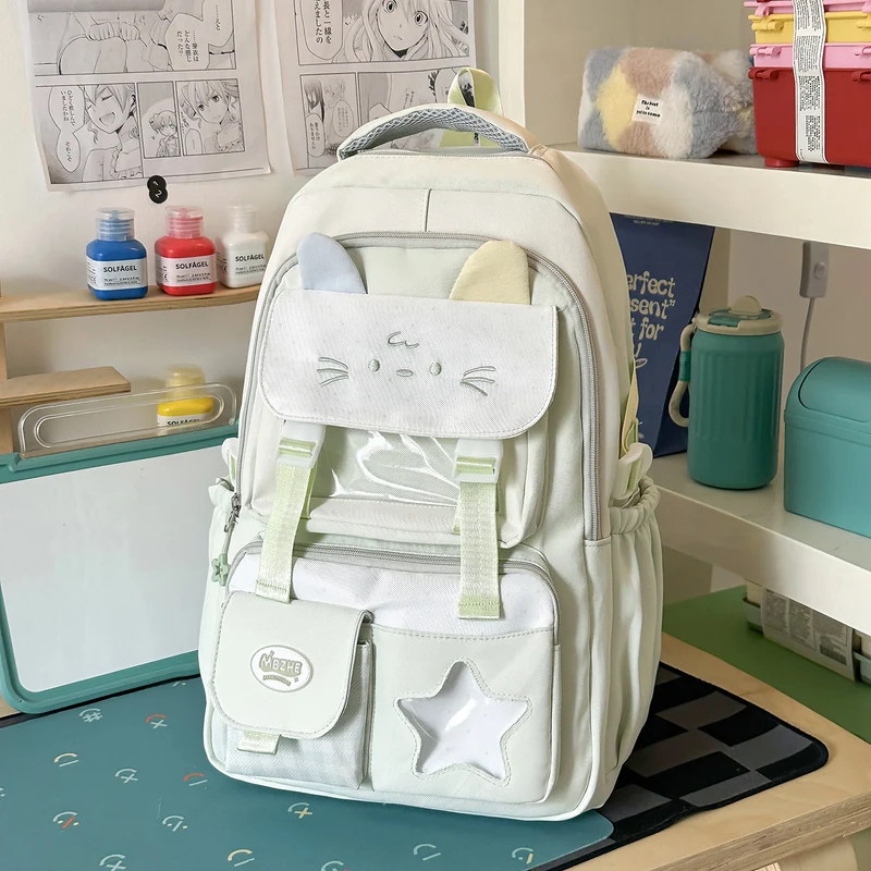 Süßer Katzen-Themen-Schulrucksack Karnz