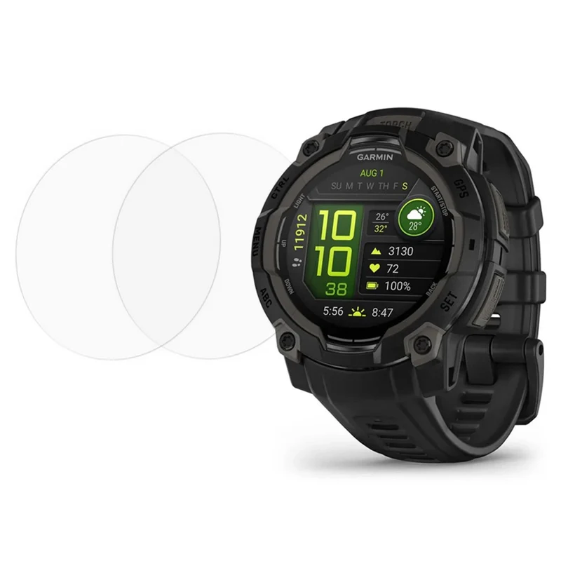 Garmin Instinct 3 45mm Glas HD Displayschutz