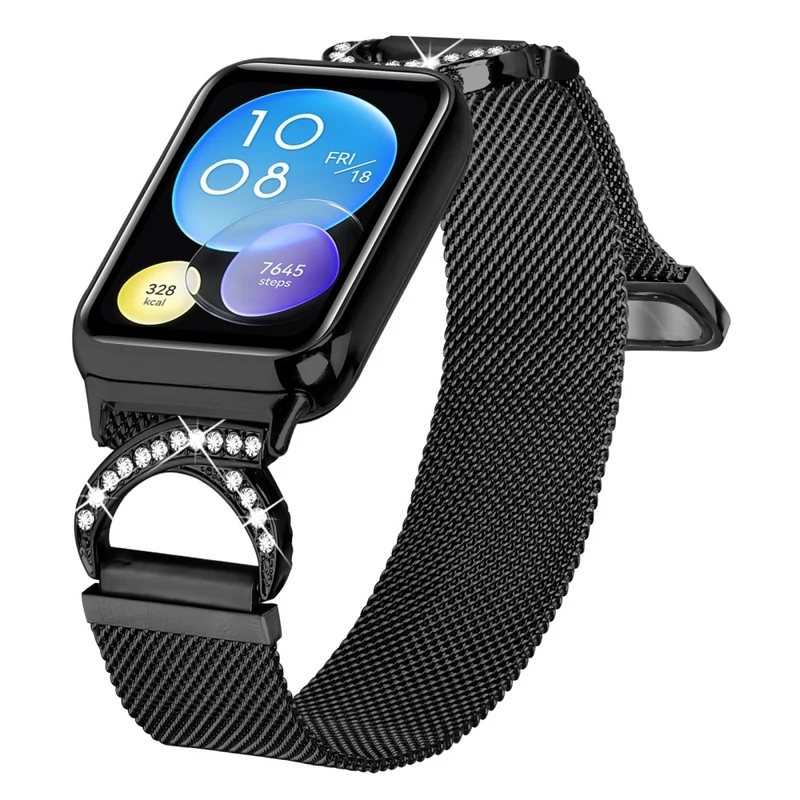 Unglaublich Robust Xiaomi Smart Band 8 Pro Metall Und Strass Armband