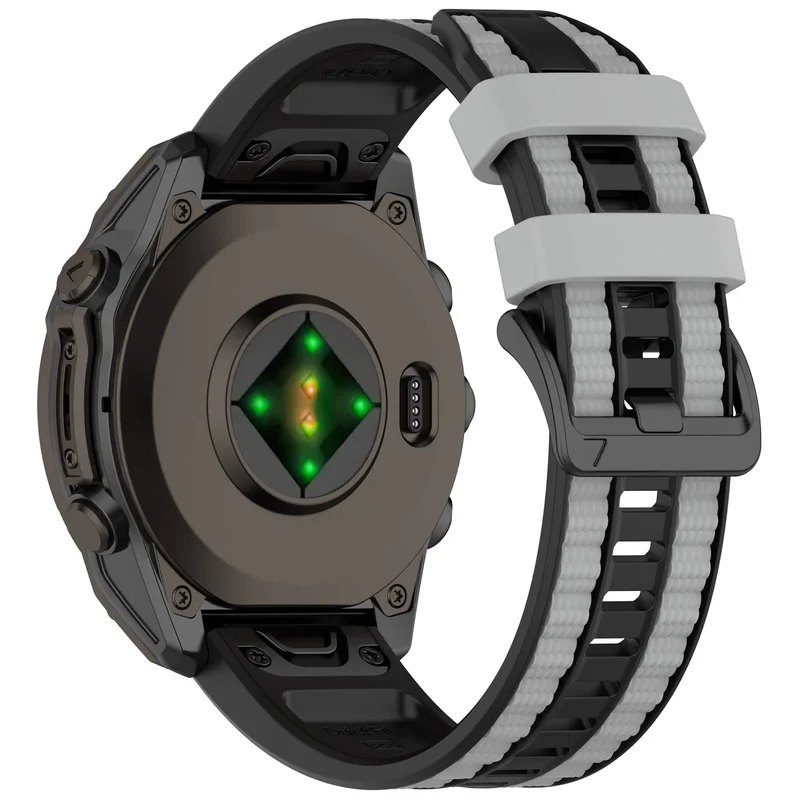 Garmin Instinct Sport Grain Armband (Schwarz/Grau)