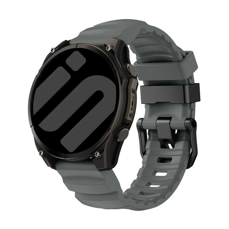 Garmin Fenix 9 - 51mm Trail Silikonarmband (Dunkelgrau)