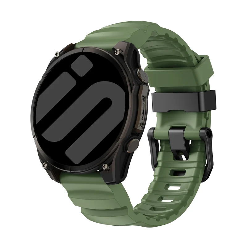 Garmin Fenix 9 Pro - 47mm Trail Silikonarmband (Dunkelgrün)