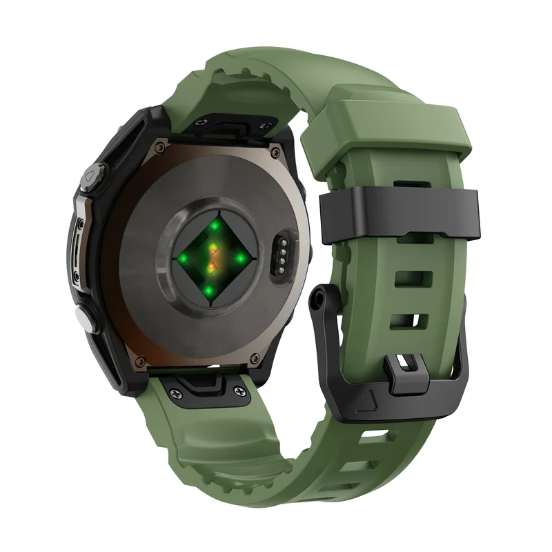 Garmin Fenix 9 Pro - 47mm Trail Silikonarmband (Dunkelgrün)