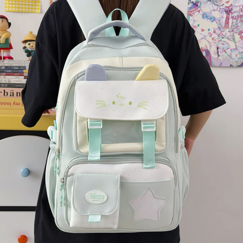 Süßer Katzenohr-Themen-Rucksack Karnz