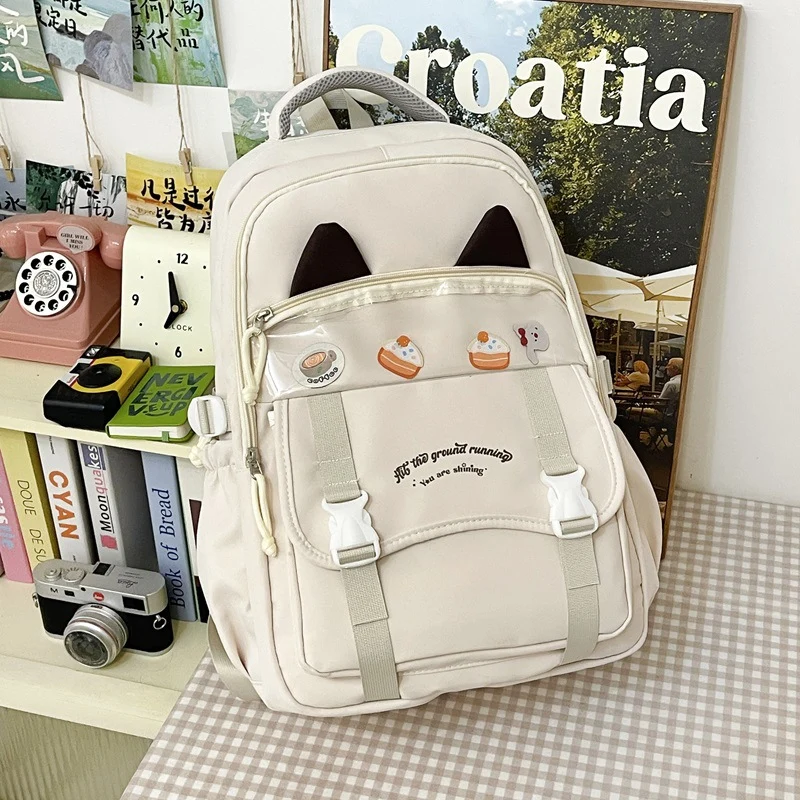 Süßer Katzenohr-Rucksack Karnz