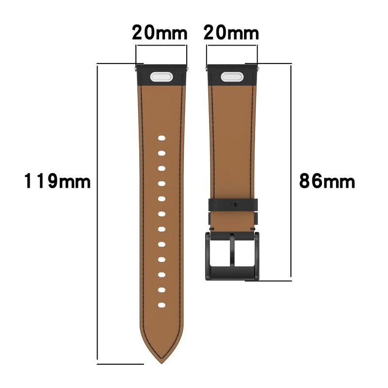 Stilvoll Samsung Smartwatch Echtes Leder Universell Armband