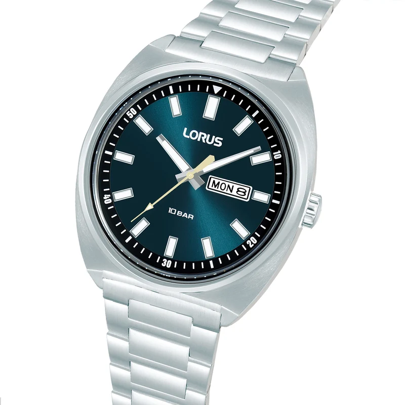Lorus Sport RH313BX9 Herren Armbanduhr • Mineralglas • Edelstahlarmband