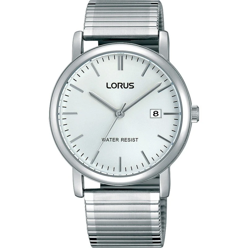 Lorus Classic RG855CX5 Herren Armbanduhr • Mineralglas • Edelstahlarmband