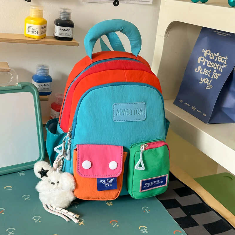 Bunte Multi-Fach Freizeit-Rucksack Karnz