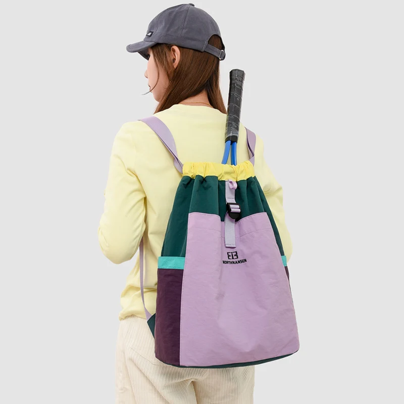 Farbenfroher Kordelzug Rucksack Karnz