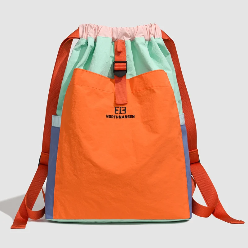 Farbenfroher Kordelzug Rucksack Karnz