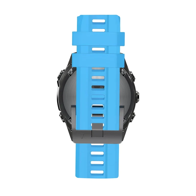 Bandz Garmin Fenix 9 Pro - 51mm Silikonarmband 'Classic' (Sky Blue)