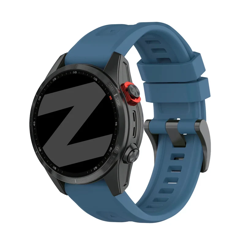 Bandz Garmin Fenix 9 - 51mm Silikonarmband 'Classic' (Steingrün)