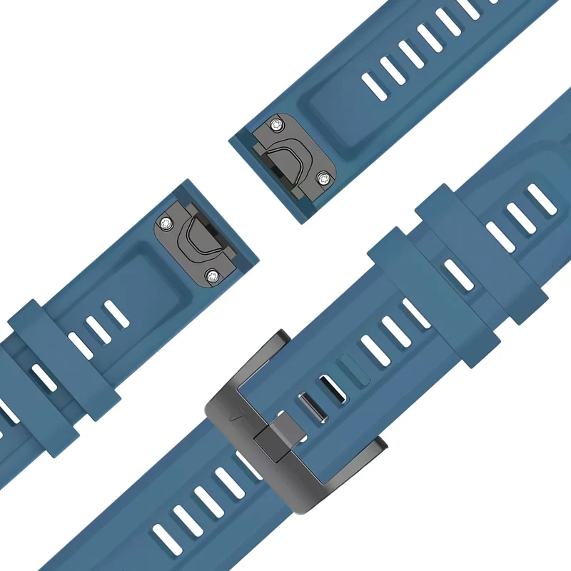 Bandz Garmin Fenix 9 - 51mm Silikonarmband 'Classic' (Steingrün)