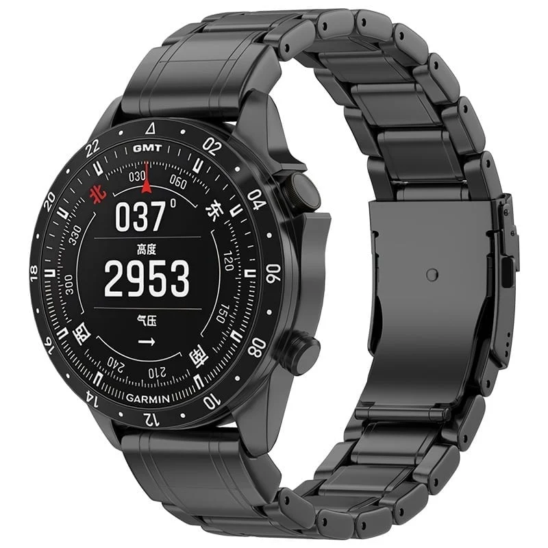 Garmin Fenix 9 - 51mm Premium Titanarmband (Schwarz)