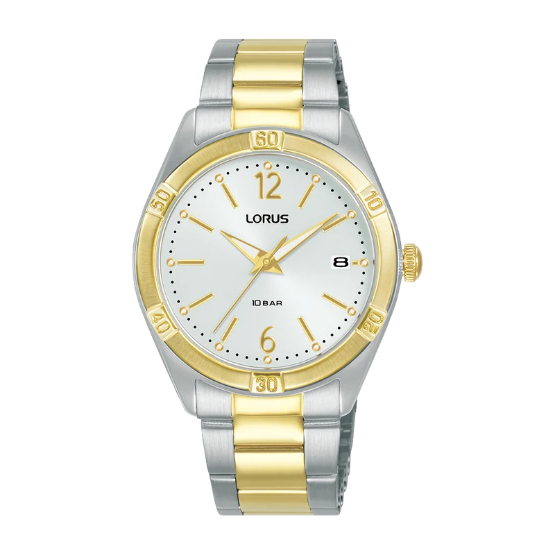 Lorus RH980QX9 Damenuhr Weiß • Mineralglas • Edelstahlarmband