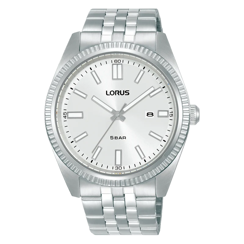 Lorus Classic RH971QX9 Herrenuhr Silber • Mineralglas • Edelstahlarmband