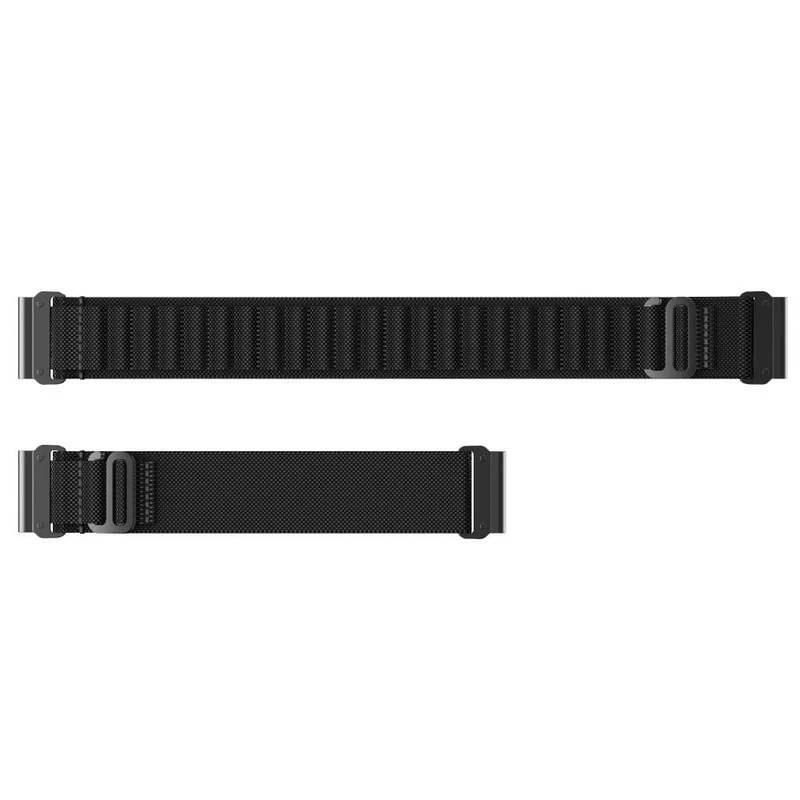 Garmin Fenix 9 - 51mm Alpine Nylon Armband (Schwarz)