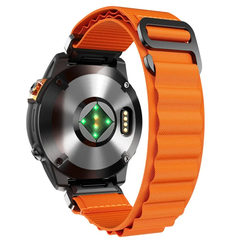 Garmin Fenix 9 - 51mm Alpine Nylon Armband (Orange)