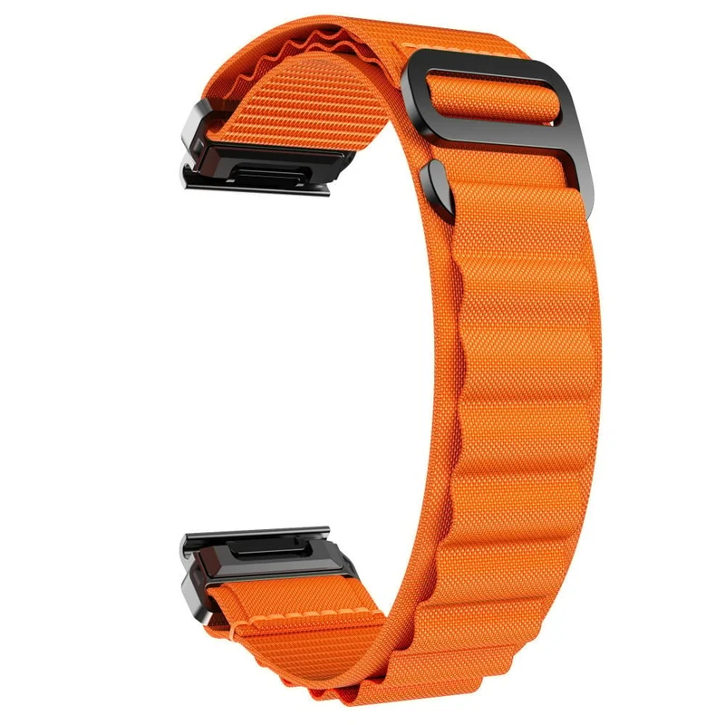 Garmin Fenix 9 - 51mm Alpine Nylon Armband (Orange)