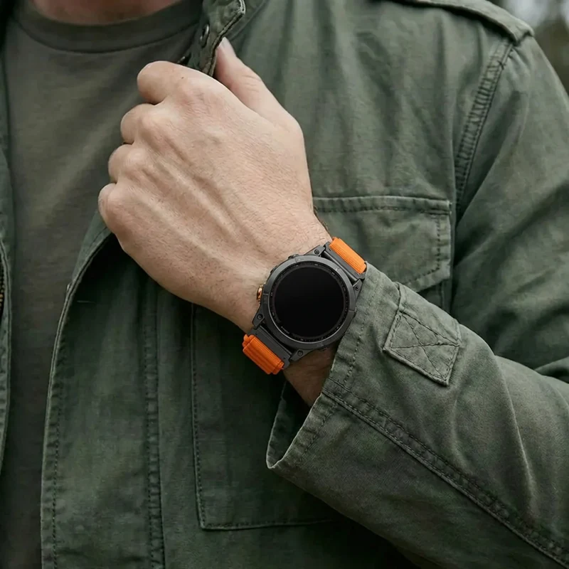 Garmin Fenix 9 - 51mm Alpine Nylon Armband (Orange)