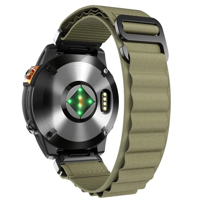 Garmin Fenix 9 Pro - 51mm Alpine Nylon Armband (Armeegrün)