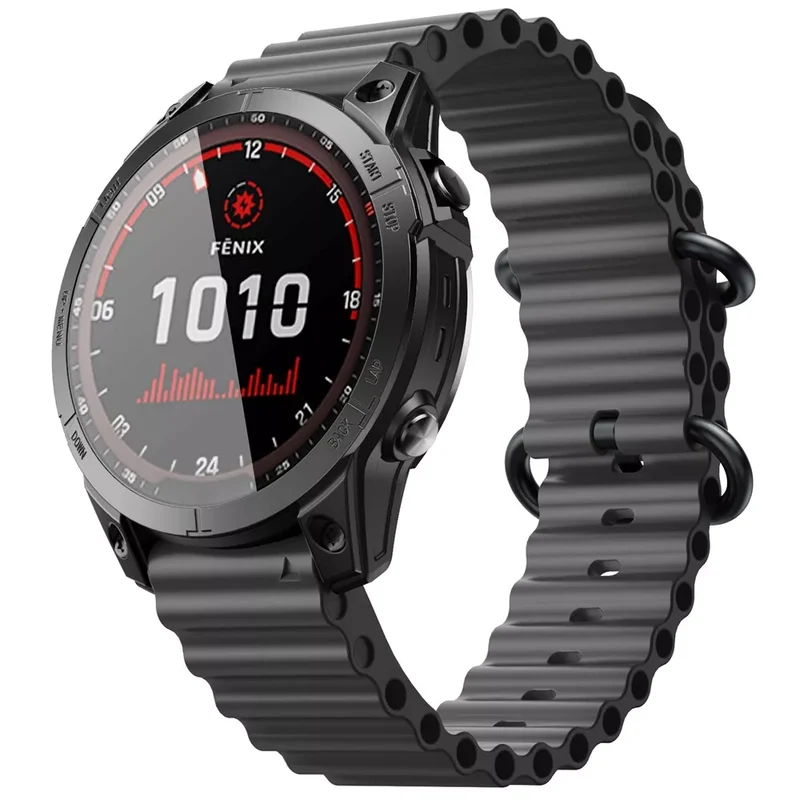 Garmin Fenix 9 - 51mm Ocean Armband (Schwarz)