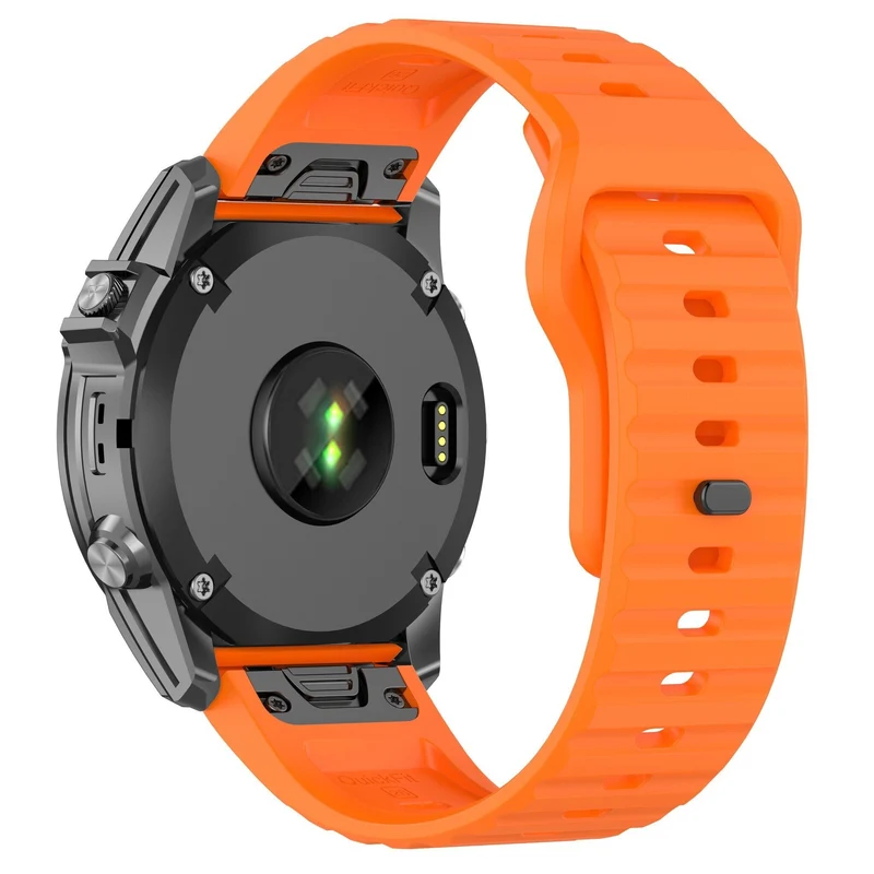 Garmin Fenix 9 Pro - 51mm Outdoor Silikonarmband (Orange)