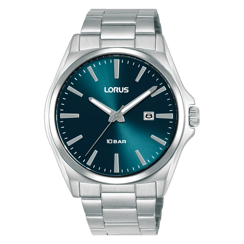 Lorus Sport RH947SX9 Herren Armbanduhr • Mineralglas • Edelstahlarmband