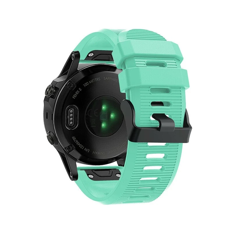 Garmin Fenix 9 Pro - 51mm Silikonarmband (Aqua)