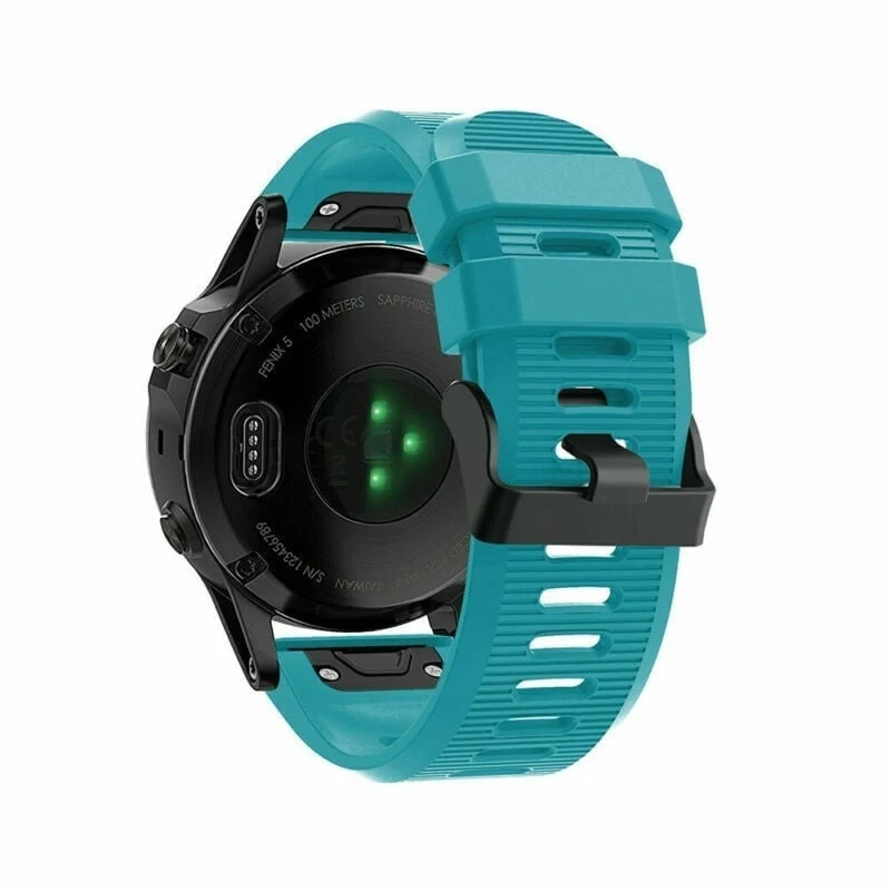 Garmin Fenix 9 - 51mm Silikonarmband (Hellblau)