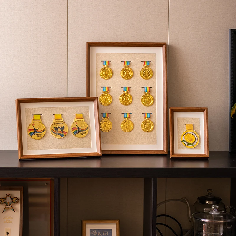Dekorative Medaille Display Schatten Box Rahmen für Zuhause