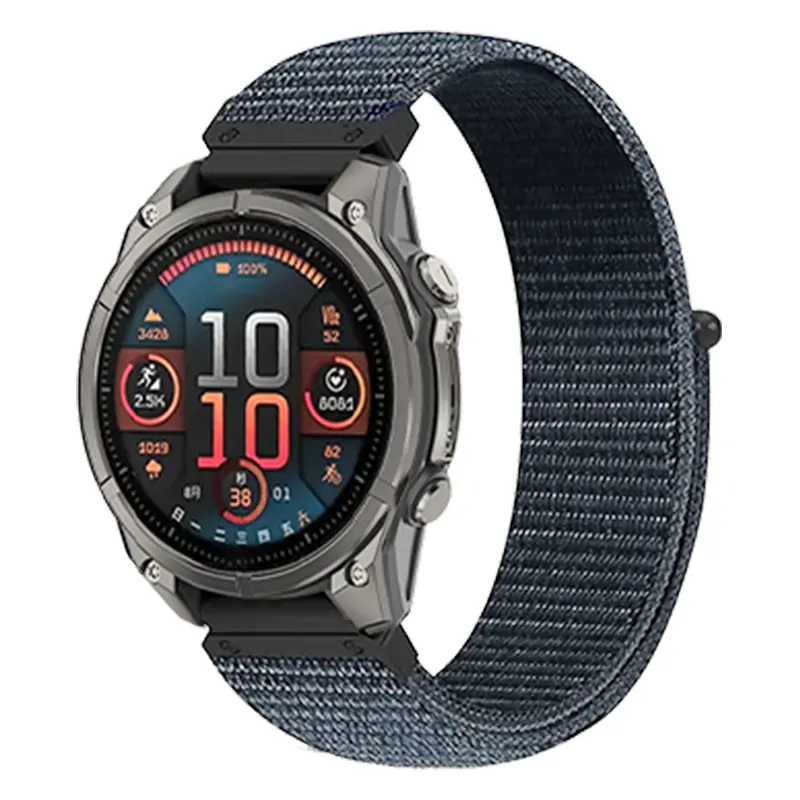 Garmin Instinct 2x Premium Nylon Armband (Dunkelgrau)