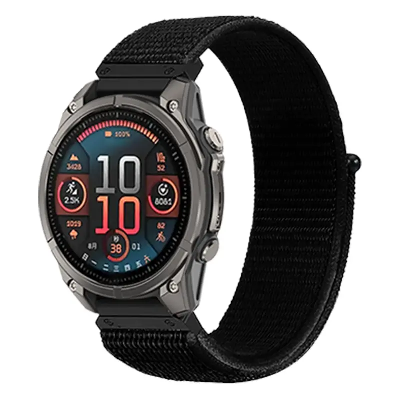Garmin Instinct 2x Premium Nylon Armband (Schwarz)