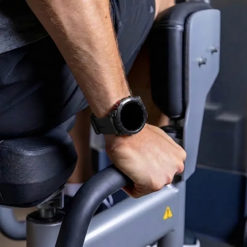 Garmin Fenix 9 Pro - 51mm D-Schnalle Silikonarmband (Schwarz)