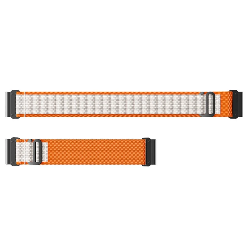 Garmin Fenix 9 Pro - 51mm Alpine Nylon Armband (Orange/Beige)