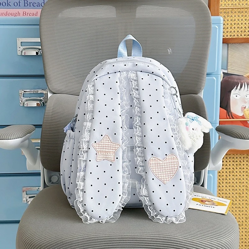Cute Bunny-Ohr Zugbeutel Rucksack Karnz