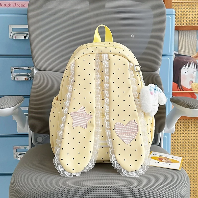 Cute Bunny-Ohr Zugbeutel Rucksack Karnz