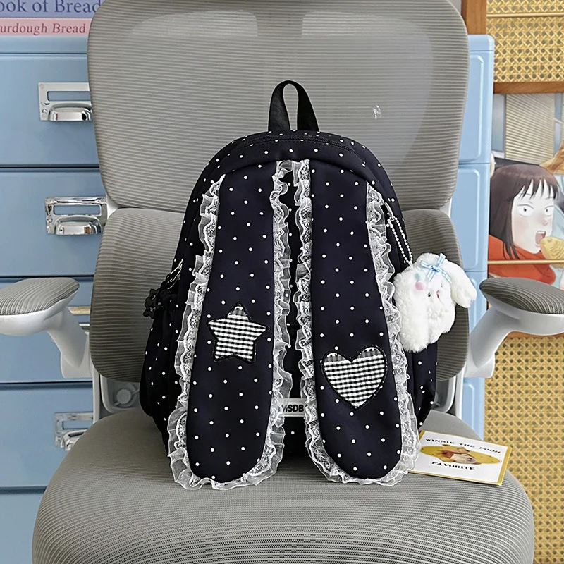 Cute Bunny-Ohr Zugbeutel Rucksack Karnz