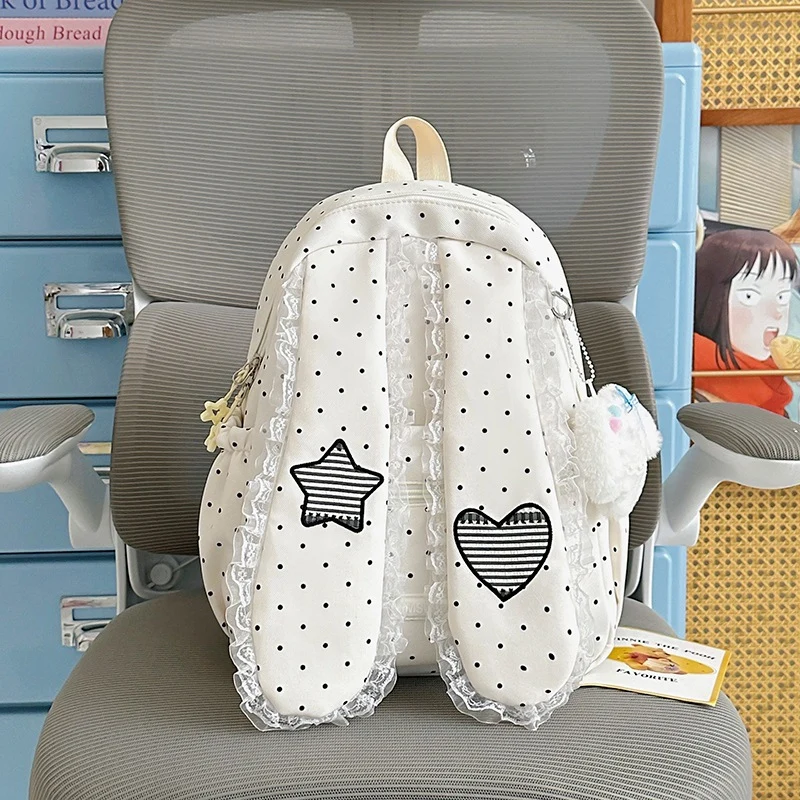 Cute Bunny-Ohr Zugbeutel Rucksack Karnz