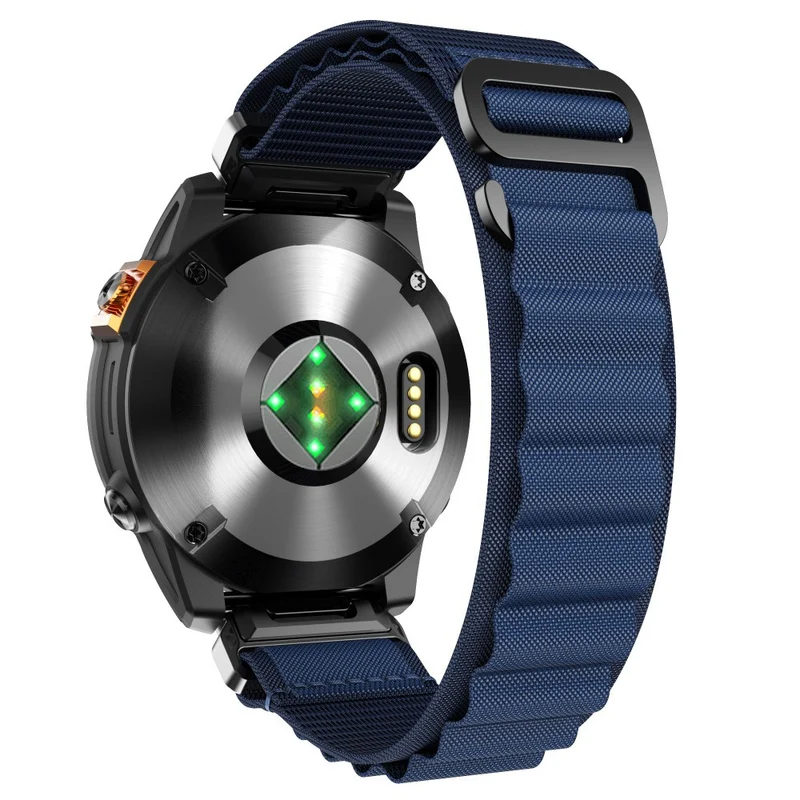Garmin Fenix 9 - 51mm Alpine Nylon Armband (Dunkelblau)