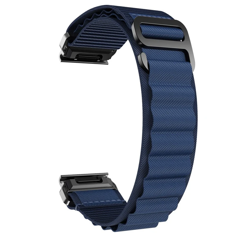 Garmin Fenix 9 - 51mm Alpine Nylon Armband (Dunkelblau)