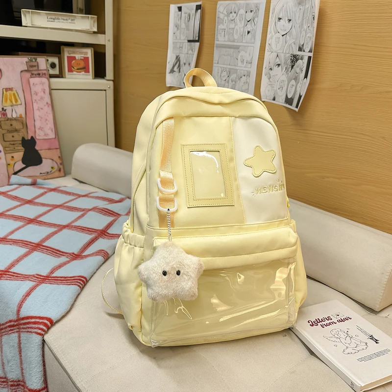Gemütlicher Plüsch-Rucksack mit Sternenverzierung Karnz