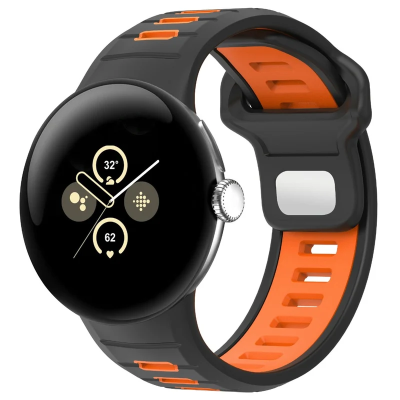 Absolut Elegant Google Pixel Watch 3 XL 45mm Silikon Armband